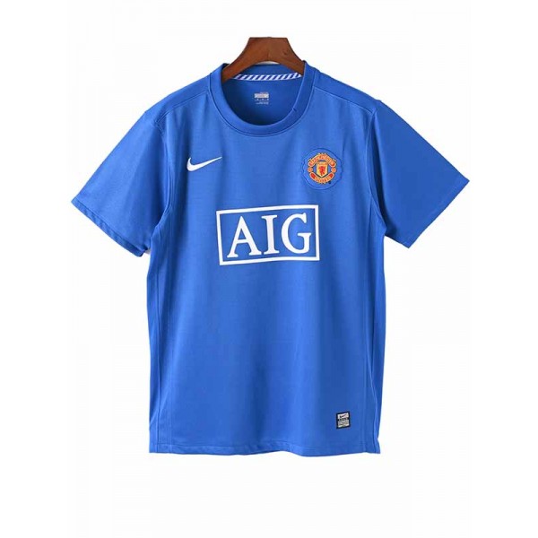 Manchester united third jersey mens retro shirt 2008-2009